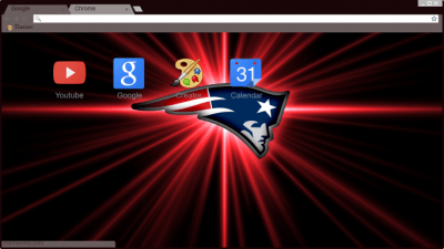 New England Patriots Chrome Themes - ThemeBeta