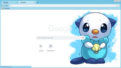 Gen 5 Starters in Final Evolution Outfits Chrome Theme - ThemeBeta