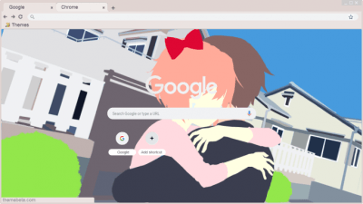 Doki Doki Exit Music Chrome Theme - ThemeBeta