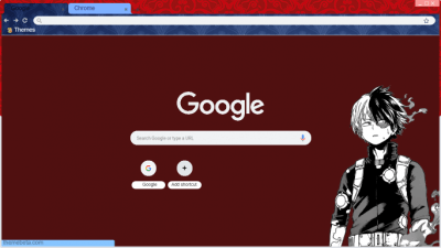 Shoto Todoroki Chrome Themes Themebeta