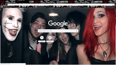 traumacore/dreamcore chrome theme Chrome Theme - ThemeBeta