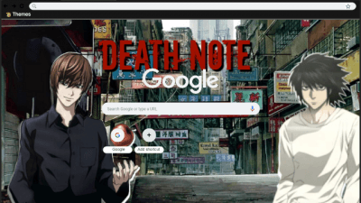 Death Note theme - L, Lawliet Chrome Theme - ThemeBeta