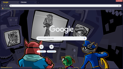 Sly Cooper Chrome Themes - ThemeBeta