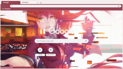 Doki Doki Exit Music Chrome Theme - ThemeBeta