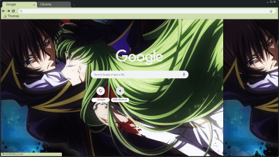 Lelouch Lamperouge Chrome Themes - ThemeBeta