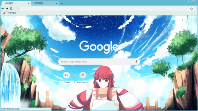 Images Of Anime Girl Google Chrome Theme