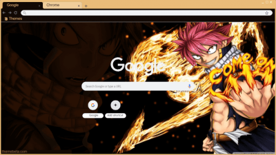 Natsu Dragon Form Chrome Theme - ThemeBeta