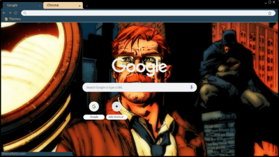 Batman Chrome Themes - ThemeBeta