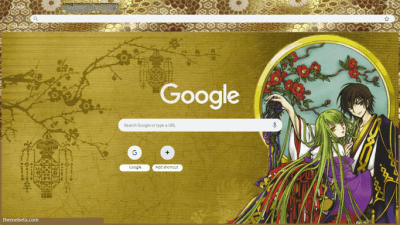 Lelouch Lamperouge Chrome Themes - ThemeBeta