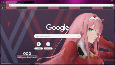 Zero Two Chrome Themes - ThemeBeta