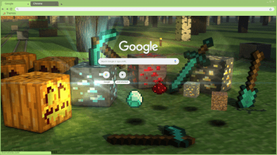 Minecraft Wallpapers For Google Chrome Chrome Themes - ThemeBeta
