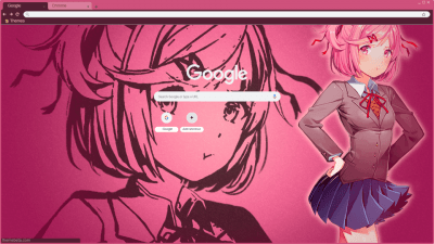 Doki Doki Exit Music Chrome Theme - ThemeBeta