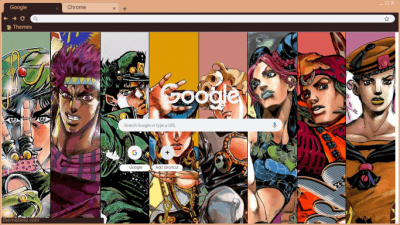 Jojo's Bizarre Adventure Menacing Chrome Theme - ThemeBeta