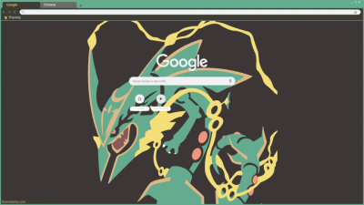 Mega Rayquaza Wallpaper Chrome Theme - ThemeBeta