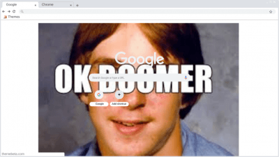 hehehe Chrome Themes - ThemeBeta