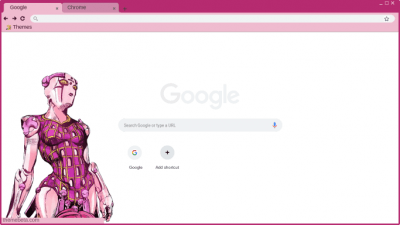 Jojo's Bizarre Adventure Menacing Chrome Theme - ThemeBeta