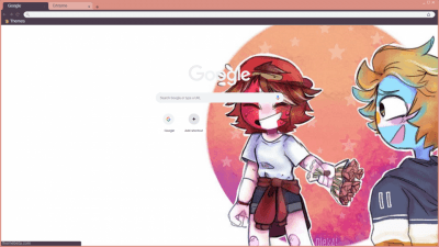 countryhumans ukraine,russia, and USA Chrome Theme - ThemeBeta