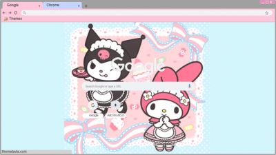 My Melody And Kuromi Chrome Themes Themebeta