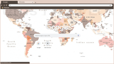 world map tumblr theme