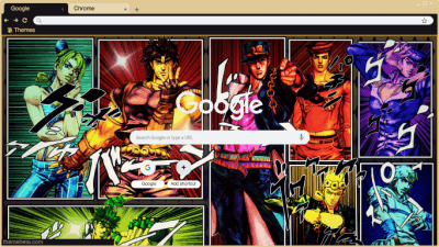 Jojo's Bizarre Adventure Menacing Chrome Theme - ThemeBeta