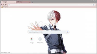 Shoto Todoroki Chrome Themes Themebeta