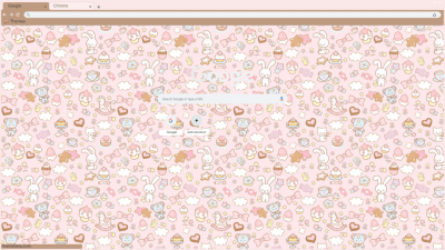 Kawaii background Chrome Theme - ThemeBeta