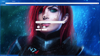 mass effect chrome theme