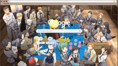 Gakusen Toshi Asterisk Characters Chrome Theme - ThemeBeta