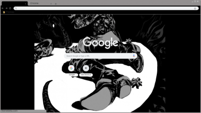 Jojo's Bizarre Adventure Menacing Chrome Theme - ThemeBeta