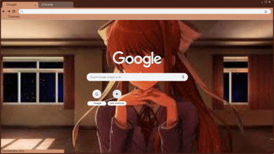 Doki Doki Exit Music Chrome Theme - ThemeBeta