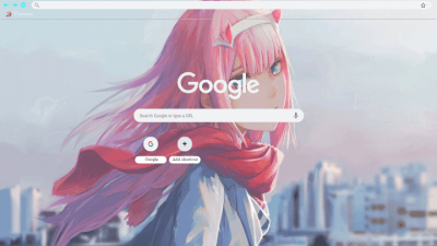 Zero Two Chrome Themes - ThemeBeta