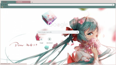 初音ミク Chrome Themes Themebeta