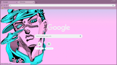 Jojo's Bizarre Adventure Menacing Chrome Theme - ThemeBeta