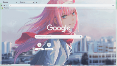 Zero Two Chrome Themes - ThemeBeta