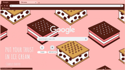 BAD ICE CREAM Chrome Theme - ThemeBeta