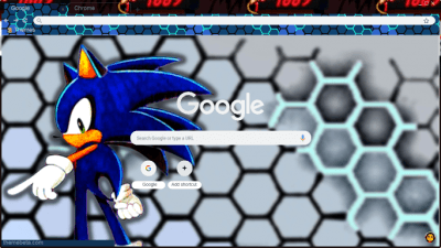 Darkspine Sonic Theme Chrome Theme - ThemeBeta