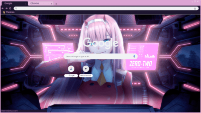 Zero Two Chrome Themes - ThemeBeta