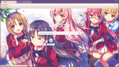 Youkoso Jitsuryoku Shijou Shugi no Kyoushitsu e Chrome Themes - ThemeBeta