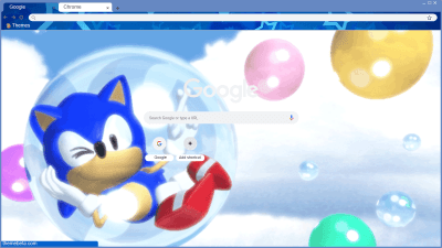 Darkspine Sonic Theme Chrome Theme - ThemeBeta