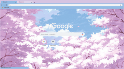 Pink Fluffy Unicorns Dancing on Rainbows Chrome Theme - ThemeBeta