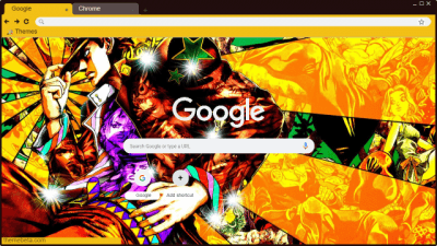 Za Warudo VS Star Platinum Chrome Theme - ThemeBeta