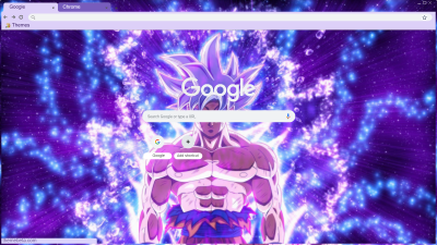Goku Dragon Ball Super Saiyan Google Background for Chrome