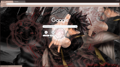 Natsu Dragon Form Chrome Theme - ThemeBeta