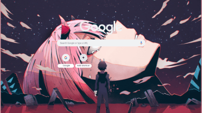 Zero Two Chrome Themes - ThemeBeta