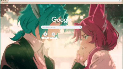 Gakusen Toshi Asterisk Characters Chrome Theme - ThemeBeta