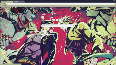 Jojo's Bizarre Adventure Menacing Chrome Theme - ThemeBeta