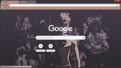 Gakusen Toshi Asterisk Characters Chrome Theme - ThemeBeta