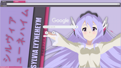 Gakusen Toshi Asterisk Characters Chrome Theme - ThemeBeta