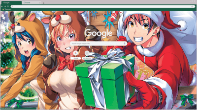 anime # navidad #red #kawaii Chrome Themes - ThemeBeta