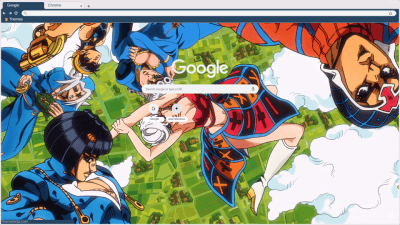 Jojo's Bizarre Adventure Menacing Chrome Theme - ThemeBeta